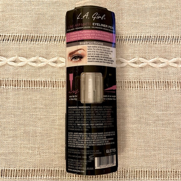 🤍LA Girl Line Art Matte Eyeliner Pen (Pure White)🤍🆕 - Picture 5 of 6